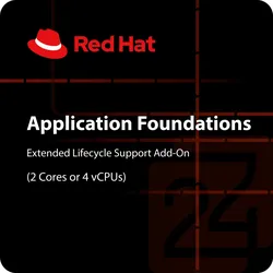Red Hat Application Foundations, Extended Lifecycle Support Add-On (2 Cores or 4 vCPUs)