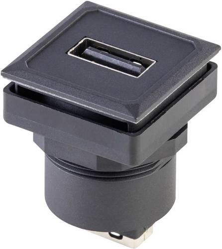 Georg Schlegel USB-Buchse, twin quadratisch, OKTRON-JUWEL Koppler Buchse / BuchseBauform Seite 1: USB-Buchse Typ A - 1