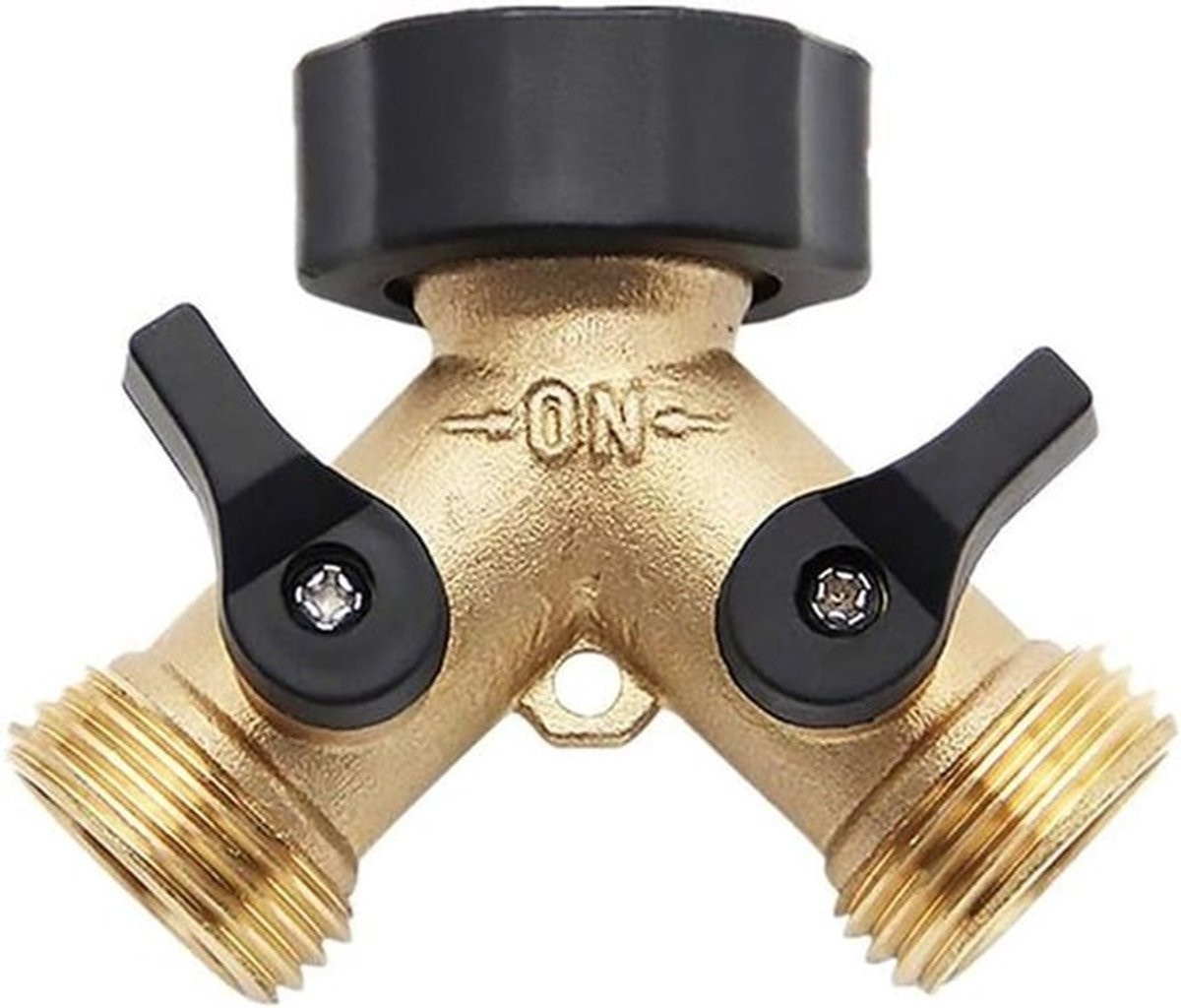 Stevige Y-splitter wasmachinekraan voor de tuin, 1 stuk
