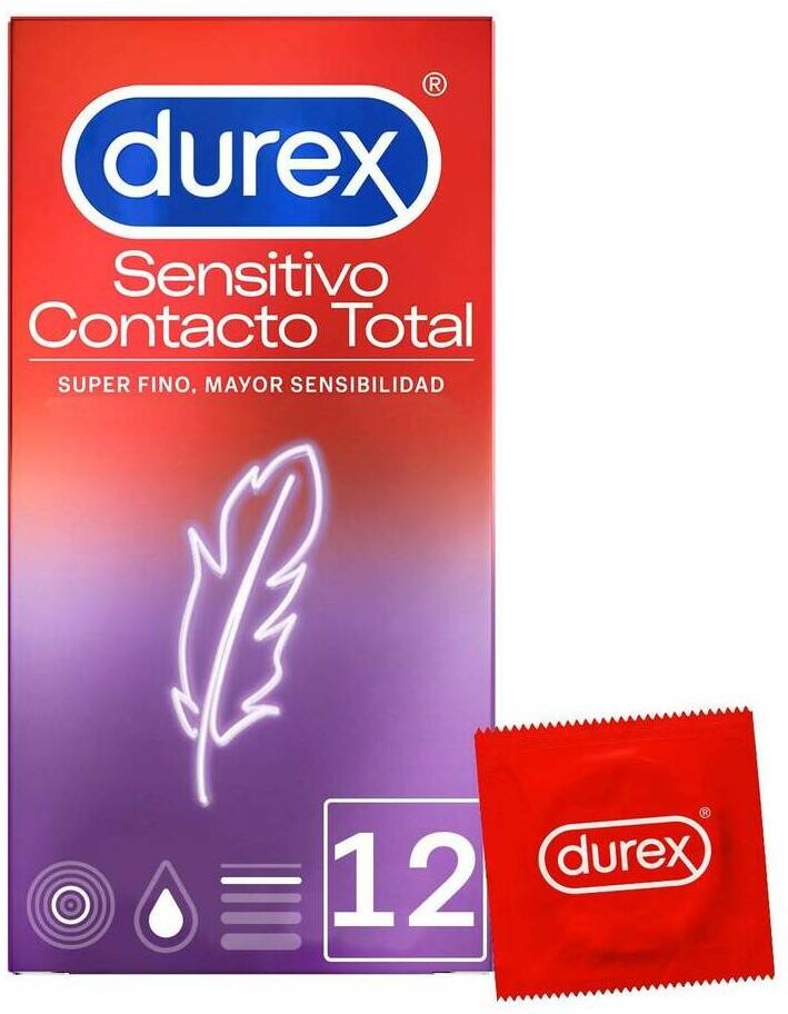 Durex Preservativos Sensitivo Contacto Total 12 uds 12 Unidades