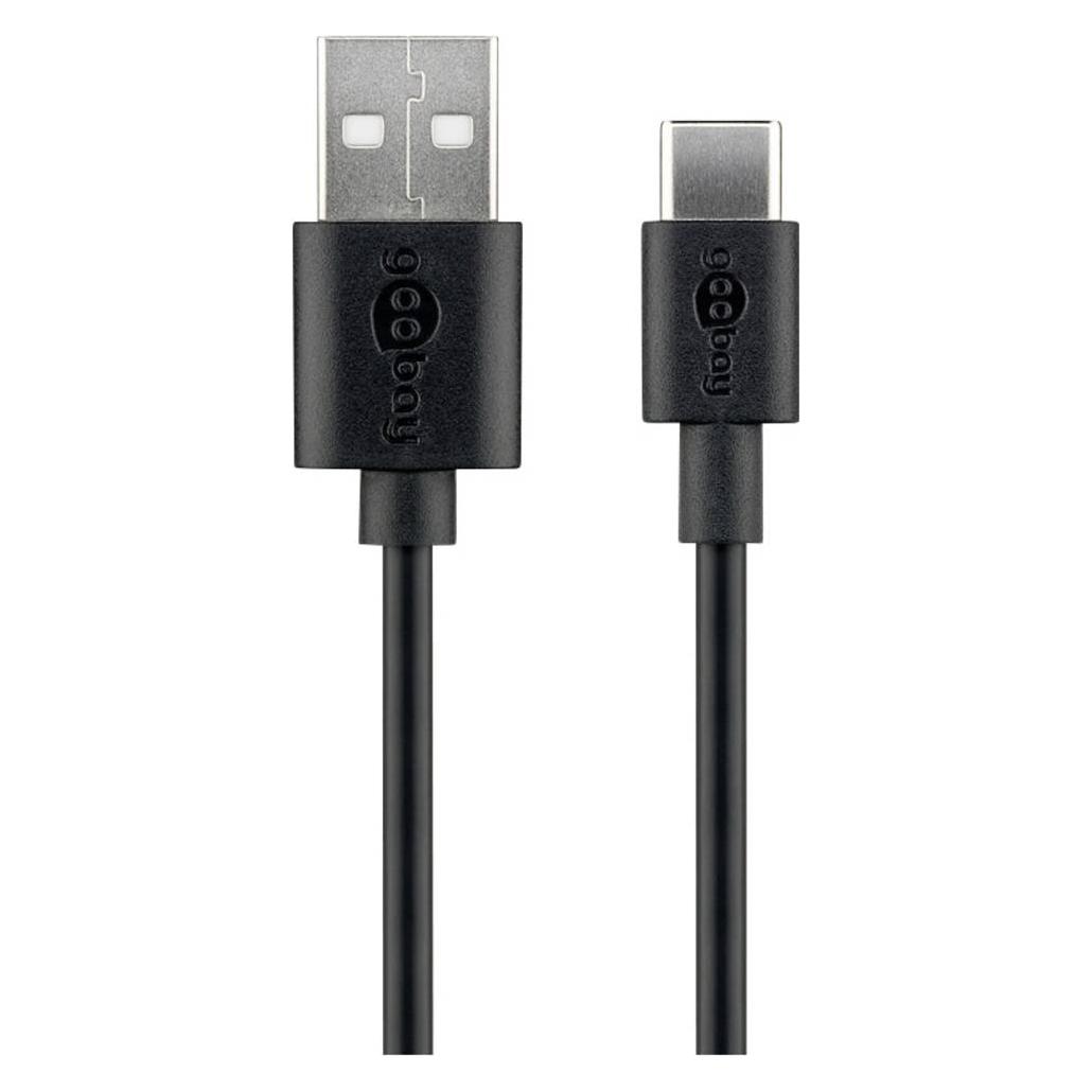 Goobay USB-A to USB-C Kabel (1 m, USB 2.0) (45735)