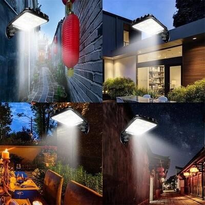 All Categories Goods Outdoor Street Wall LED Solar Light, Motion Sensor Flood Lamp, Modes For Yard Garden Outdoor Street Wall LED Solar Light, Motion Sensor Flood Lamp, Modes For Yard Garden