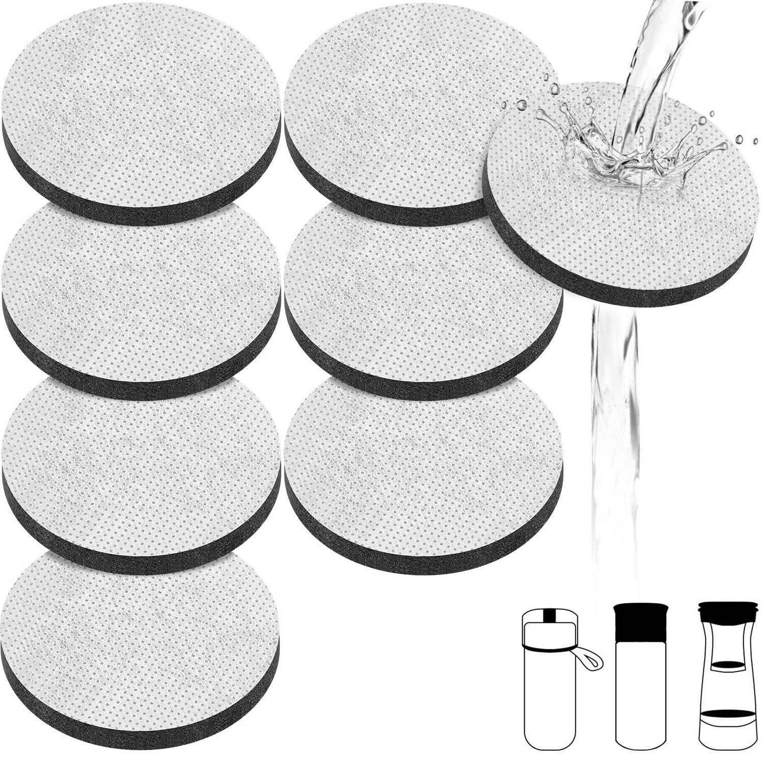 BRITA Waterfilter MicroDisc, 8 stuks, geschikt voor Brita Fill & Go flessen en kannen