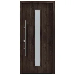 Hörmann Ecostar Haustür "ISOPRO IP 020S",night oak,110 x 210 cm (B x H)