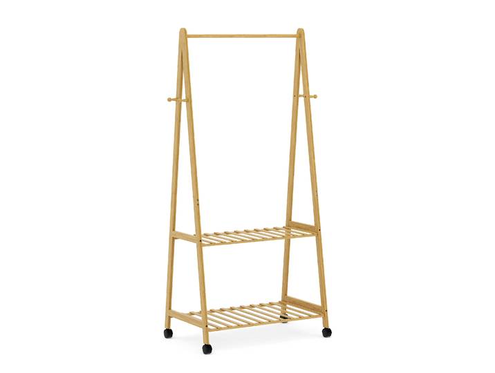 Kleiderständer Bambus KOHANA 152 x 70 cm natur