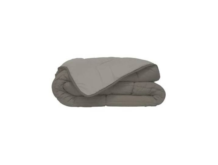 POYET MOTTE CALGARY Dekbedovertrek Polyester Taupe/Linnen
