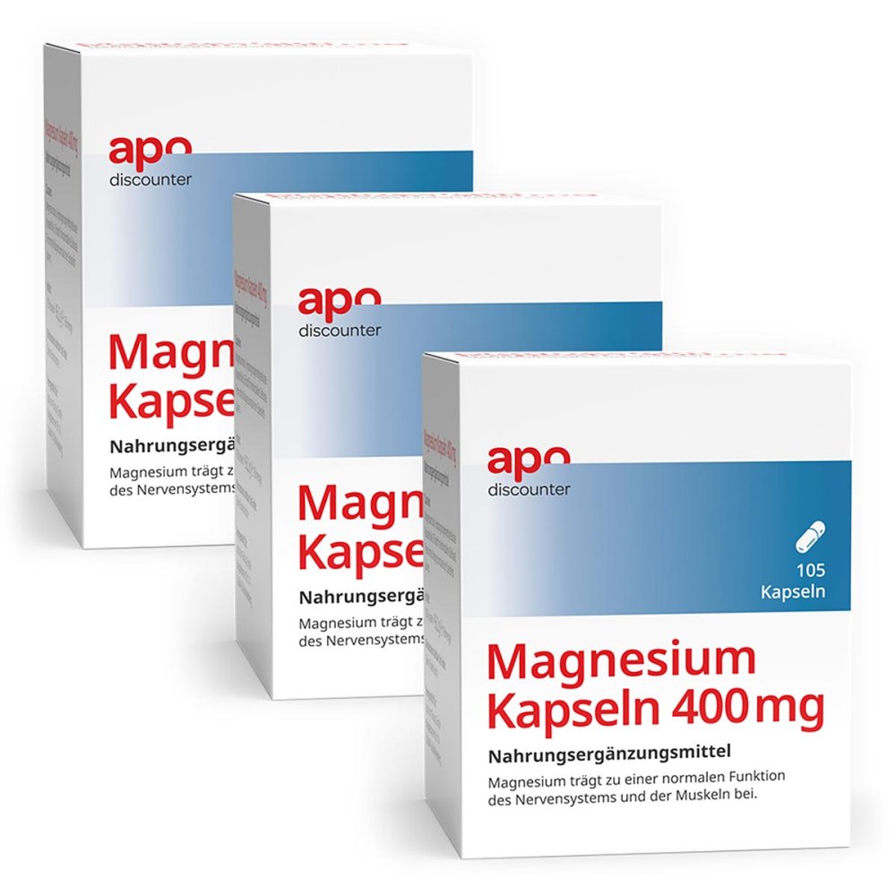 VIS-VITALIS GMBH Magnesium Kapseln 400 mg von apodiscounter 08102067