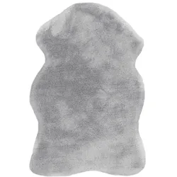 Lalee.Avenue Priscella Sheepskin AE 200 Grau / Blau 60cm x 90cm