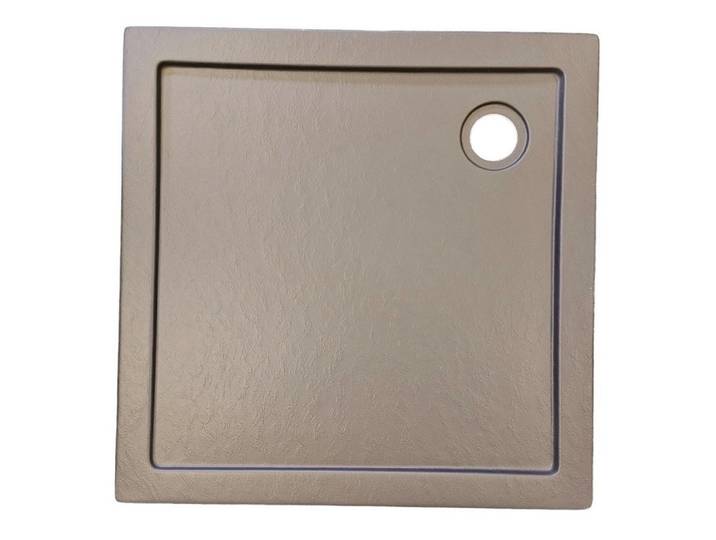 Sanotechnik Duschtasse, Grau, Kunststoff, 80x4x80 cm, Badezimmer, Baden & Duschen, Duschtasse