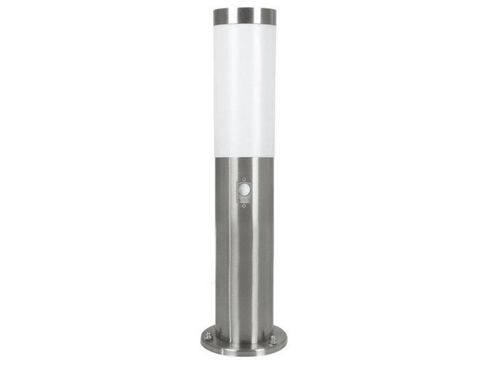Lampe de socle Helsinki acier inoxydable avec détecteur de mouvement 45cm hauteur IP44