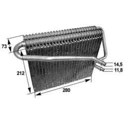 Verdampfer Klimaanlage MAHLE AE 47 000S für Opel Astra G CC Zafira A