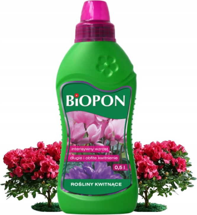 BROS Biopon meststof voor bloeiende planten, 500 ml, vloeibaar