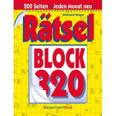Rätselblock 320, Taschenbuch von Eberhard Krüger, Bassermann, 978-3-8094-4816-7