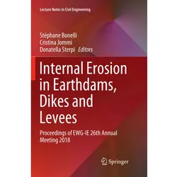 Internal Erosion in Earthdams, Dikes and Levees, Fachbücher