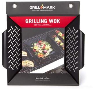 Grill Mark Steel Wok Topper 12 in. L X 12 in. W 1 pk