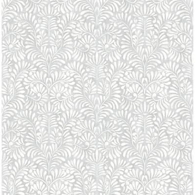 A-Street Prints Elma Sterling Fiddlehead Wallpaper