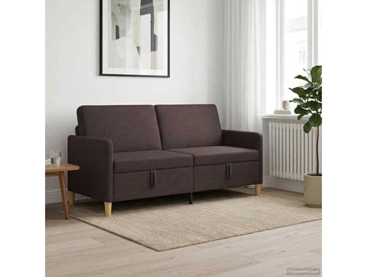 KGHERMDF Sofa mit Stauraum Dunkelbraun 172 x 78 x 87 cm Polyester Abnehmbare Bezüge, pflegeleicht, platzsparendes Hochklappsitzfeld, klare Linien, moderne Optik