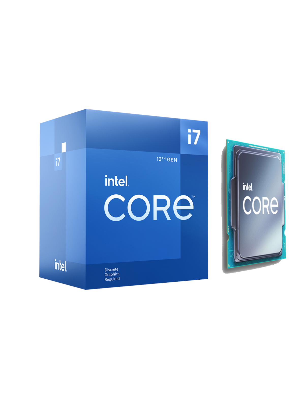 Intel Core i7-12700F Alder Lake CPU - 12 Kerne - 2.1 GHz - Intel LGA1700 - Intel Boxed (mit Kühler)