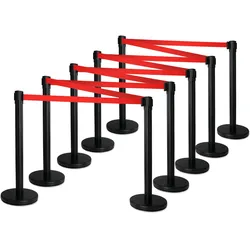 Stagecaptain PLS-200B Absperrständer Personenleitsystem schwarz 10x-SET