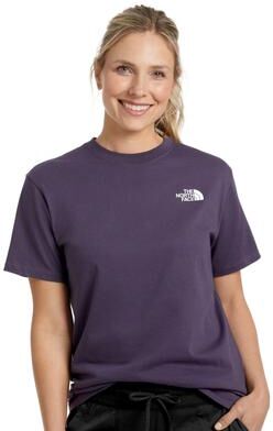 The North Face Women's Glacier Drift Relaxed Short-Sleeve Tee Casual in Endless Dusk, Size Medium, Cotton