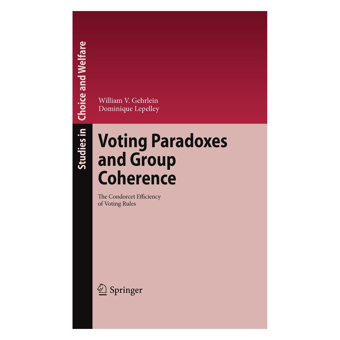 Springer Voting Paradoxes and Group Coherence (9783642031069)