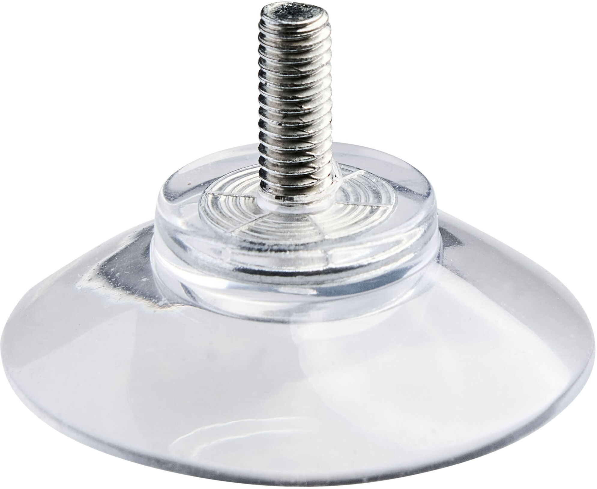 SPRINTIS Ventouses avec filetage 30 mm   M4, longueur 10 mm, PVC souple, transparent