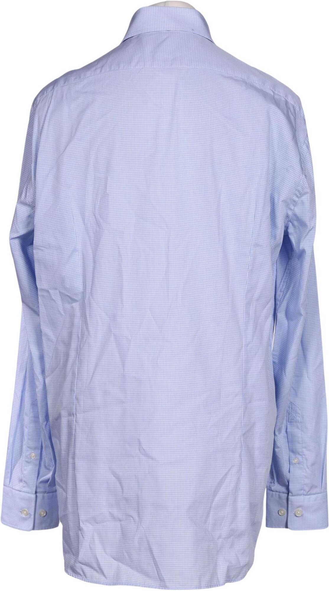 Camp David Herren Hemd, Hellblau, Gr. 43, Baumwolle - Second Hand