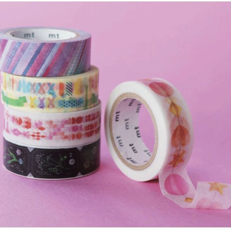 Masking Tape MT Boîte de 5 motifs assortis ANNIVERSAIRE MT