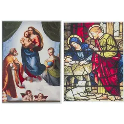 Wachsbild "Weihnachten", 2 Stück