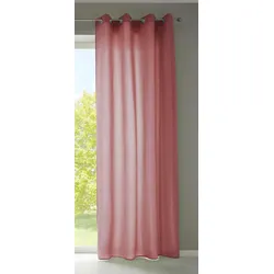 VORHANG BERLIN HxB 245x140cm Altrosa