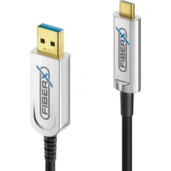 PURE FX-I630-040 - USB 10 Gb/s Glasfaser Kabel, FiberX,  USB-A auf USB-C Stecker, 4