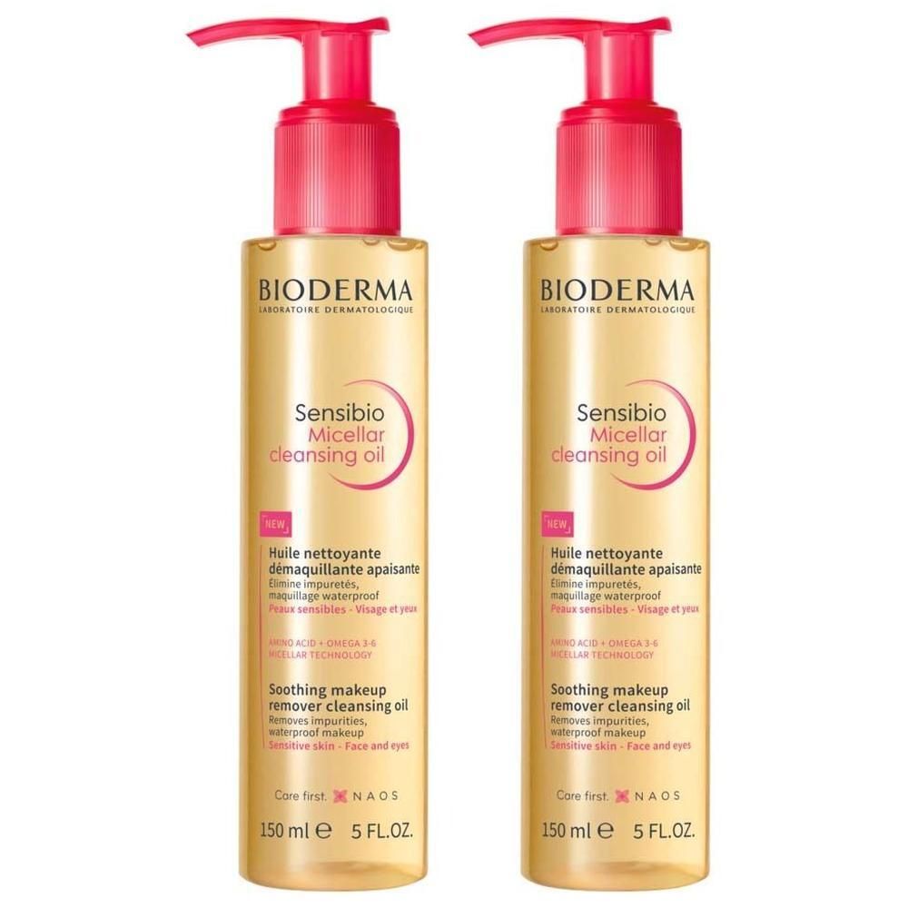 Bioderma Sensibio Reinigungsöl 2x 2x150 ml Öl