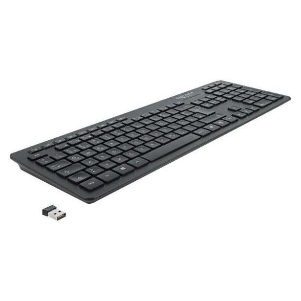 Delock Funk-Tastatur 12004 Wireless Silent (DE, Kabellos) (12004)