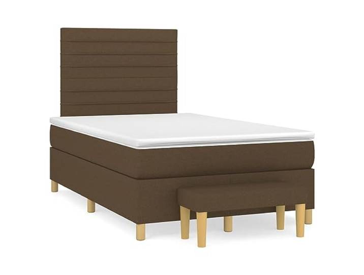 PUGYNBK Bett 120 x 200 cm, mit Taschenfederkernmatratze, verstellbares Kopfteil