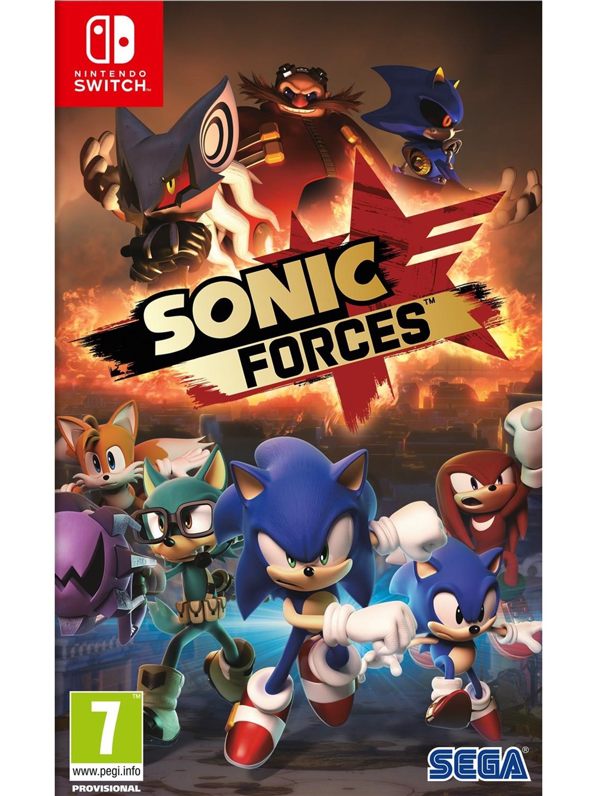 Sonic Forces (Code in a Box) - Nintendo Switch - Action - PEGI 7
