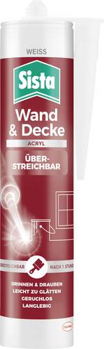 Sista Wand & Decke Acryl Herstellerfarbe Weiß SHPWH 280ml