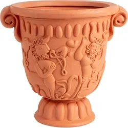 Magna Graecia 2.0 Mythic Dekorative Vase aus Terrakotta