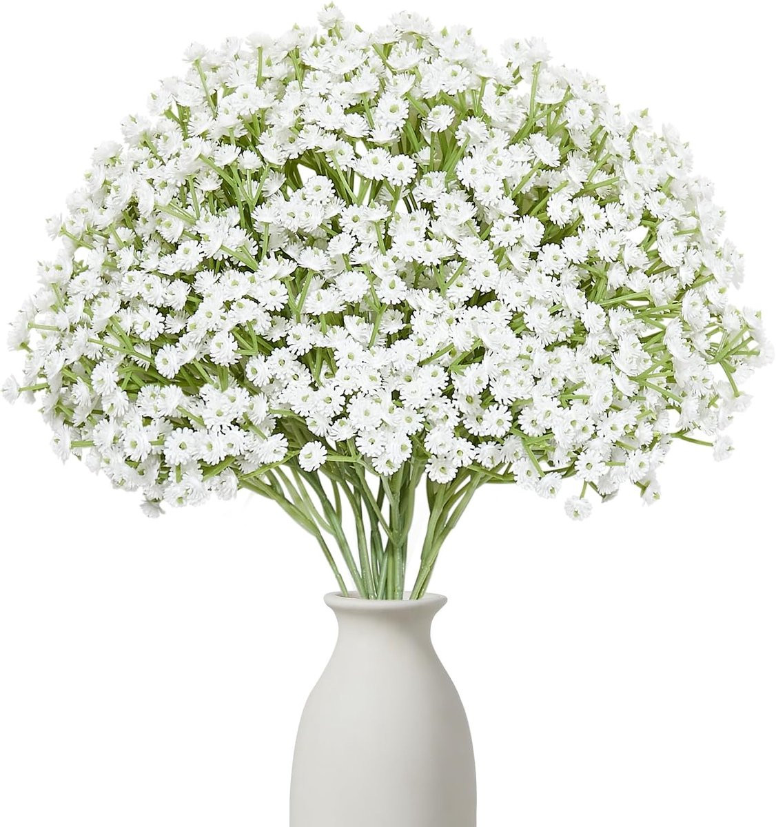 15 stuks Witte Kunstbloemen Babyadem Gypsophila voor bruiloft en woondecoratie
