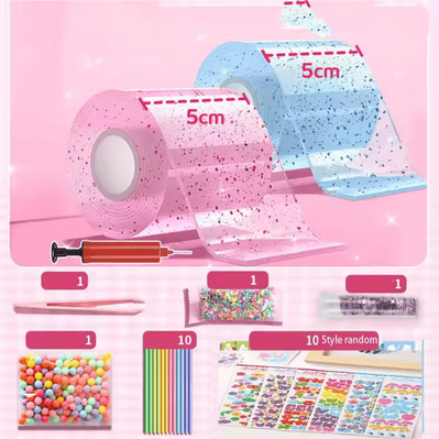 Inspire Essentials Nano Bubble Tape Stress Relief Toy Reusable Double Sided Nano Glue Set c