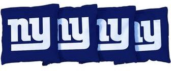 Skip's Garage New York Giants NFL Blue Cornhole Bags