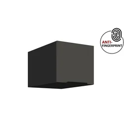 Küchen Aufsatzschrank 40 Küche ARIA Graphite matt Küchenzeile Anti Fingerprint