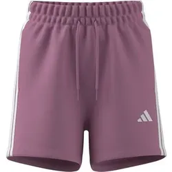 ADIDAS Damen Shorts Essentials 3-Streifen Cotton, Größe XS in Lila Lila