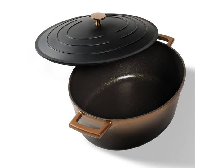 Stoneline Gourmet Bräter, Roségold, Metall, Kochgeschirr, Töpfe, Bräter