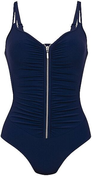 ANITA Damen Badeanzug Tribal Monotones dunkelblau   38E W