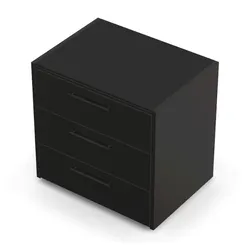 Brabura CT 90 Schubladenmodul - Nero Zimbabwe / Anthrazit / Matt schwarzer Griff