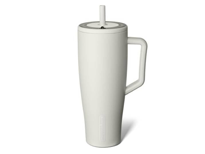BrüMate Era 40 oz Trinkbecher mit Griff und Trinkhalm 100% auslaufsichere isolierte Wasserflasche mit Deckel und flexiblem SoftSip-Strohhalm Aus rostfreiem Stahl Tassenhalter-freundlich 1,2 l