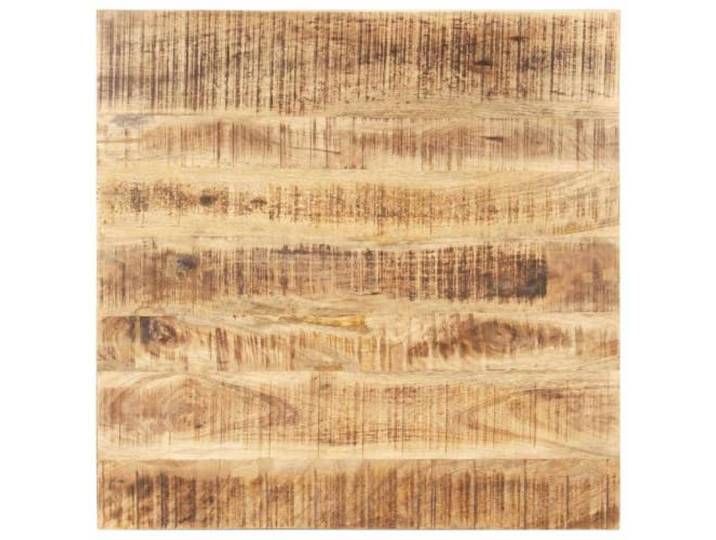 KGFHERENB Tischplatte Massivholz Mango 80x80 cm Rustikale Ersatzplatte Stylischer Blickfang aus Naturholz für Restaurant, Gastronomie und Wohnzimmer. Leicht feucht abwischbare Oberfläche.