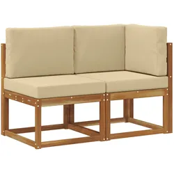 vidaXL, Gartenlounge, Samisilla (1x Mitte +1x Ecke)