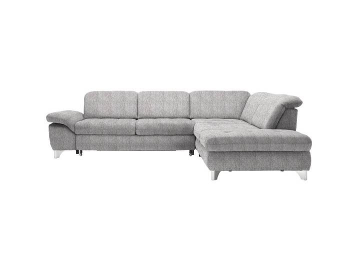 Beldomo Style Ecksofa, Hellbraun, Metall, Uni, 5-Sitzer, Ottomane rechts, L-Form, 319x260 cm, Goldenes M, seitenverkehrt erhältlich, Bettfunktion Hocker erhältlich, Wohnzimmer, Sofas & Couches, Wohnlandschaften, Ecksofas