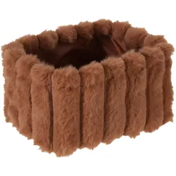 Korb FLUFFY braun groß (LBH 33x23x12 cm) - braun - LBH 33x23x12 cm